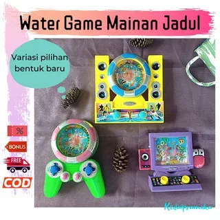 Gimbot Air Water Game Mainan Jadul Gembot Bentuk PSP Permainan pencet Pencetan Memasukan Rings