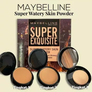 COD JAMINAN TERMURAH Maybelline Super Exquisite BB Skin Powder Bedak Padat/Foundation 2in1