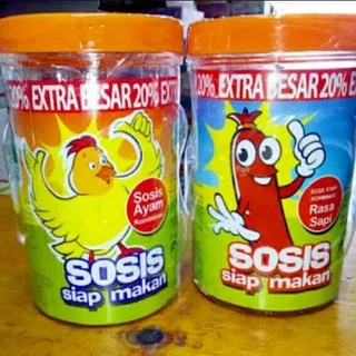 Sosis Siap Makan - SOSIS SO-NICE EXTRA 20% - 1 toples = 24 sosis