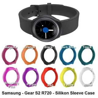 Samsung Gear S2 Sport R720 R730 - Silikon Silicone Sleeve Case Cover Karet Casing