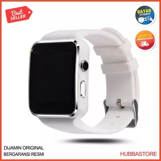Smart Watch X6 - Smartwatch Jam Tangan Pintar Sim Card A1 Gen 2 Hitam H1E3