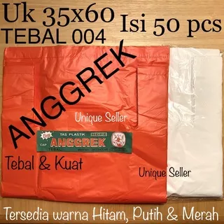 Kantong Kresek Uk 35 / Kresek Anggrek Uk 35 / Kantong Plastik Anggrek 35 x 60 x 04 / Kresek Tebal Merah 35x60x04 / Kresek HD Anggrek 35 x 60 / Kresek Merah uk 35 / Kantong Plastik uk 35