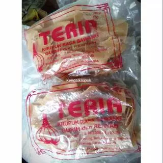 Kerupuk mentah Teria Rasa krupuk Bawang 1 bal isi 10 - 130 gram - Grosir