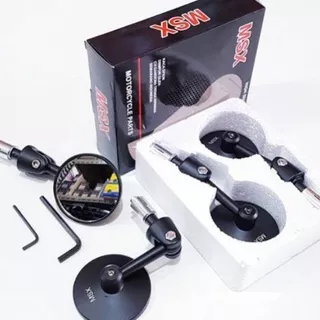 Spion Jalu bulat VND/spion bar end kaca cembung/spion Jalu bulat akai/spion jalu bulat scoopy universal