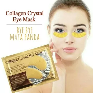 Masker Bawah Kantong Mata COLLAGEN CRYSTAL GOLD EYE BAG MASK EYEMASK Kantong Black Panda Anti Aging Wrinkle Emas