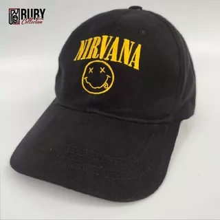 TOPI BAND NIRVANA / TOPI BASEBALL / TOPI NIRVANA / TOPI PRIA TOPI WANITA