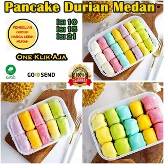 Pancake Durian Medan Asli isi 21 / 15 / 20 Box Duren Medan Premium