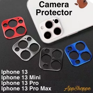 iPhone 13 Mini 13 Pro Max Metal Back Camera Lens Guard Circle Case