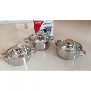 HAKASIMA 6 PCS CASSEROLE SET