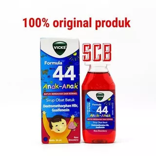 TERBUKTI AMPUH VICKS FORMULA 44 ANAK SYRUP 54ML - SIRUP OBAT BATUK !!!