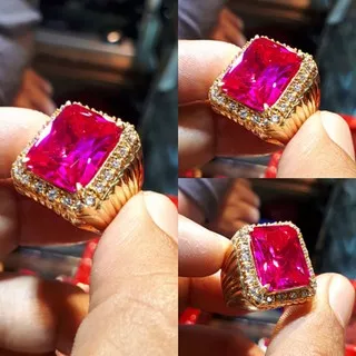 CICIN PRIA  CICIN MERAH SIAM MEWAH KOTAK CUTTING  TOP HQ