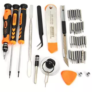 Obeng Lengkap Set Jakemy 45 in 1 Precision Screwdriver Peralatan Servis Komputer HP Laptop