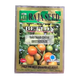 BENIH TOMAT HIBRIDA F1 - BETTON - 1.700 butir - Raja Seed - servo gustavi mutiara