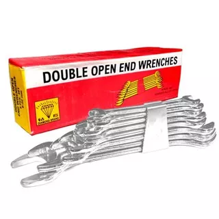 Kunci Diamond Kunci Pas Set 6-22 Kunci Pas 8Pcs Alat Pertukangan Kunci Pas Set 8 Pcs Open End Wrench