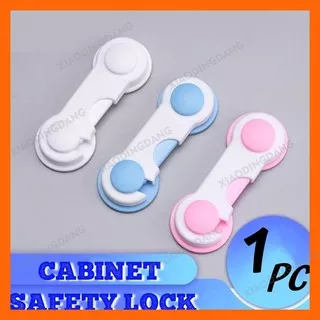 Baby Safety Lock Non Adjustable Multi-function Child Cupboard Cabinet Lock Safety Door Drawer Security Closet Bi-fold