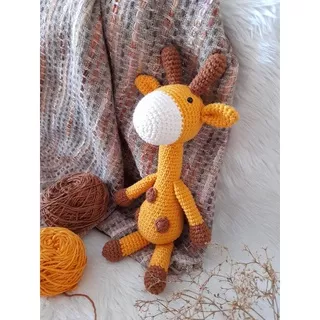 Amigurumi jerapah/ boneka rajut jerapah