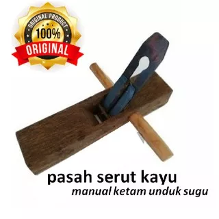 Pasah kayu Alat Serut Kayu Manual Ketam Unduk Sugu Panjang 30cm 1set Lengkap