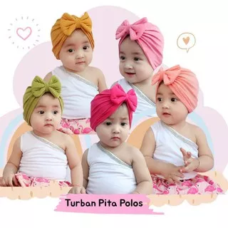 Turban Anak Bayi Pita Polos Turban Jersey Turban Lucu Turban Murah