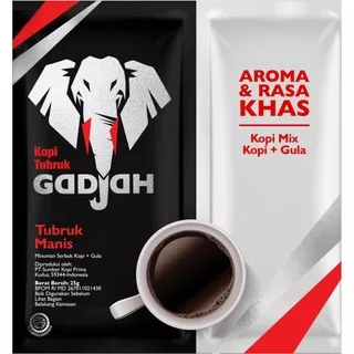 Kopi Tubruk Gadjah 25Gr/Kopi Gadjah Tubruk Kopi Plus Gula/Kopi Gajah Mix Gula/Kopi Gadjah Sachet/Kopi Gadjah Renceng/Kopi Gajah Plus Gula Manis/Kopi Gadjah Kemasan Renceng Isi 10/Kopi Instan Plus Gula/Kopi Gajah/Kopi Hitam Tubruk Gajah/Kopi Tubruk Gajah