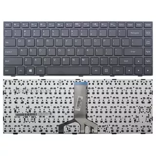 KEYBOARD LAPTOP NOTEBOOK LENOVO IDEAPAD 100 100-14IBD SOKET TENGAH CENTRAL SOCKET BLACK HITAM FRAME