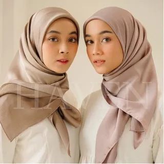 ALLURE Square Hijab Segiempat Textured Crinkle Silk