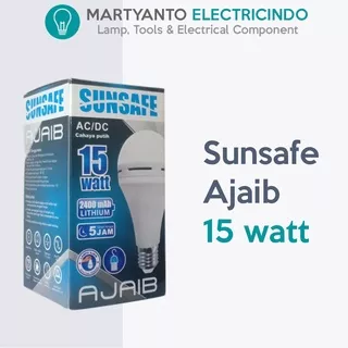 Sunsafe Ajaib Lampu LED Emergency 15 Watt