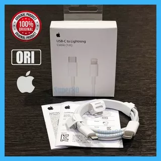 Kabel iPhone Original Type C to Lightning Cable Ori 100% Sync Charger Data iPad Fast Charging PD QC