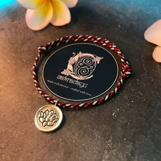 Gelang Tridatu Liontin Bunga Teratai Lotus asli khas Bali Original