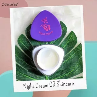 (COD) CR UNGU Cream malam / Night cream CR Skincare / Cream CR UNGU ORIGINAL