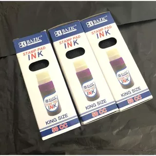 Tinta Stempel Stamp Pad Ink Bazic 50cc / tinta stempel / Violet / biru / Tinta / Stempel / 50cc