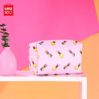 2wrn. MINISO fruit series rectangle cosmetic bag. Pouch kosmetik miniso ready surabaya