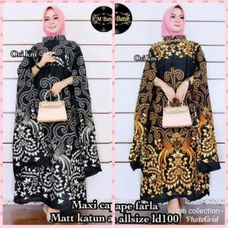 Maxi cape farla all size LD 106 batik Pekalongan