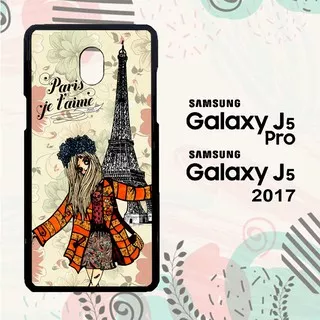 Casing Samsung J5 Pro | J5 2017 Custom Hardcase HP paris je t`aime girl L0800