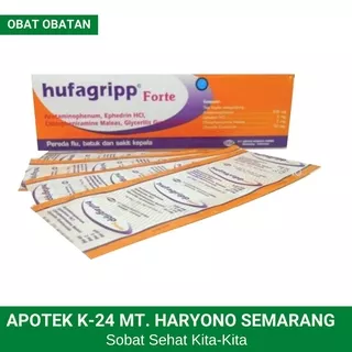 Hufagrip Forte Strip Isi 10 Tablet - Obat Pilek Flu Demam Sakit Kepala