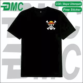 Kaos Baju Anime Logo One Piece Real Cotton Combed 30s Murni