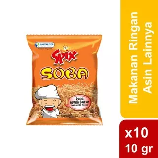 SIANTAR TOP Spix Soba Mie Chicken BBQ 10 g x 10