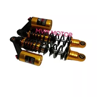 SHOCKBREAKER KTC 320/340MM SHOCKBREAKER MOTOR HONDA RX KING TIGER MEGAPRO VERZA DLL SEPASANG HONDA REVO ABSOLUTE REVO FIT BLADE KHARISMA SUPRA SEPASANG KTC RACING WARNA HITAM SEPASANG PRODUK BERKUALITAS PEMASANGAN PNP PRESISI TABUNG ATAS