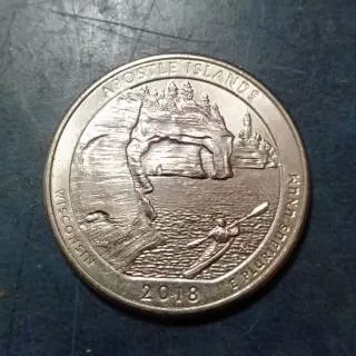 Amerika Quarter dollar National park Apostle Island 2018