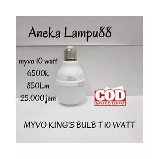 Bohlam LED 10 watt / MYVO KING`S 10 WATT Putih / lampu 10 watt / myvo king