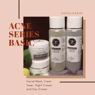 Angela Skin Paket Acne-White-Glow