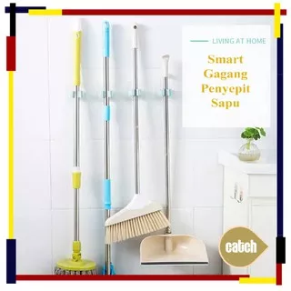 CATCH.ID - Penjepit Gantungan Sapu Pel Di Dinding / Mop Holder / Moop Broom Holder