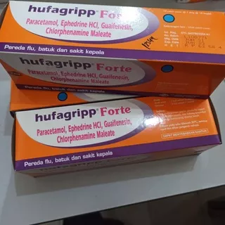 Hufagrip Forte Tablet Batuk Pilek Flu Demam Pusing per box (100 Tablet)