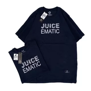 kaos Juice Ematic navy lengan pendek terbaru - t-shirt Juice Ematic 104 - urban store update