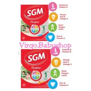 SGM Eksplor 1+ Plus / 3+ Plus / 5+ Plus Vanila & Madu 900gr