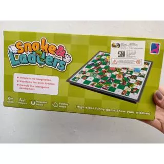 Mainan ular tangga magnet magnetic snake and ladders permainan board game