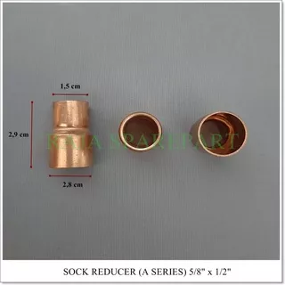 Sock Reducer Pipa AC Tembaga (A series) 5/8 x 1/2