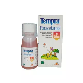 Tempra Forte 60ml Obat Penurun Demam / Panas Rasa Jeruk 6 tahun ke atas