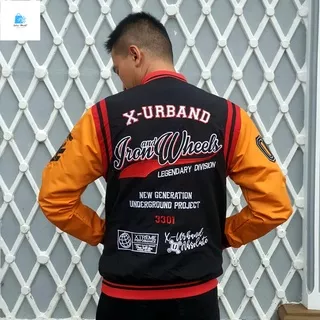 Jaket Varsity Pria Wanita Waterproof Jacket Laki Laki Prempuan Baseball Full Embroidery Murah Terbaru Terlaris Kekinian Tahun 2022