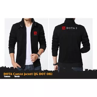 Jaket Game Dota 2 Canvas Black JG DOT 06 - Jaket Dota 2