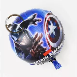 Balon Captain America / Balon Avengers / Balon Bulat Happy Birthday / Balon Foil Ulang Tahun